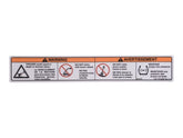 1001163285 Decal, Warning Tip Over (Can) | JLG